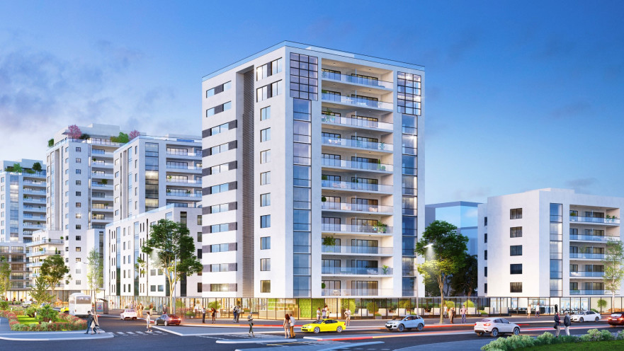 הדמיית פרויקט חדש במזרח רמת גן. "על חשבון המדינה"