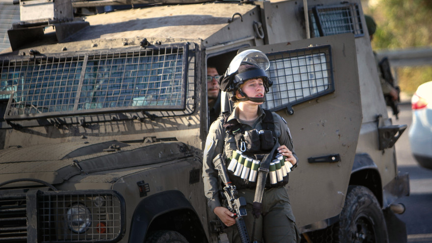 לוחמי מג"ב סמוך לקלקיליה