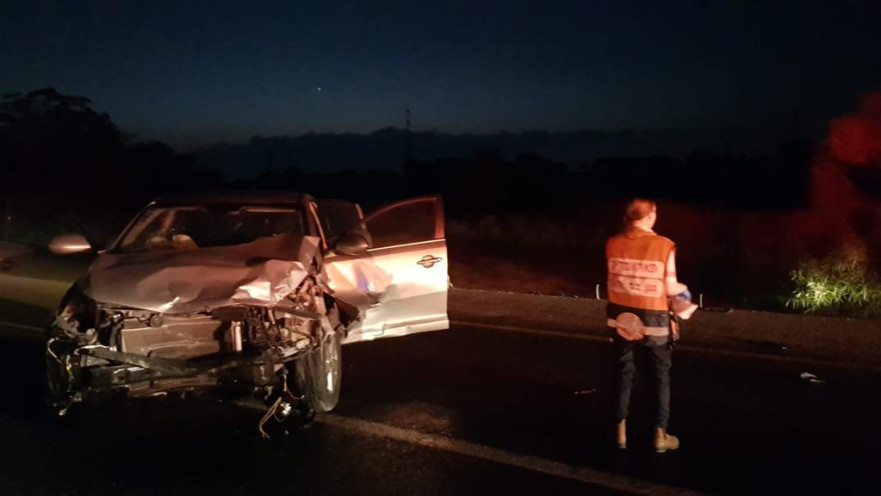 זירת התאונה בדרום