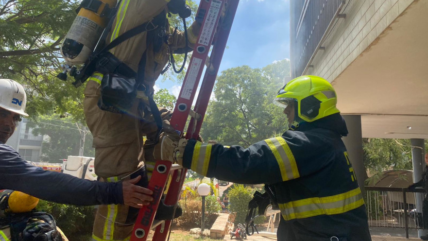 לוחמי אש באירוע. "יכול היה להסתיים בצורה חמורה הרבה יותר"