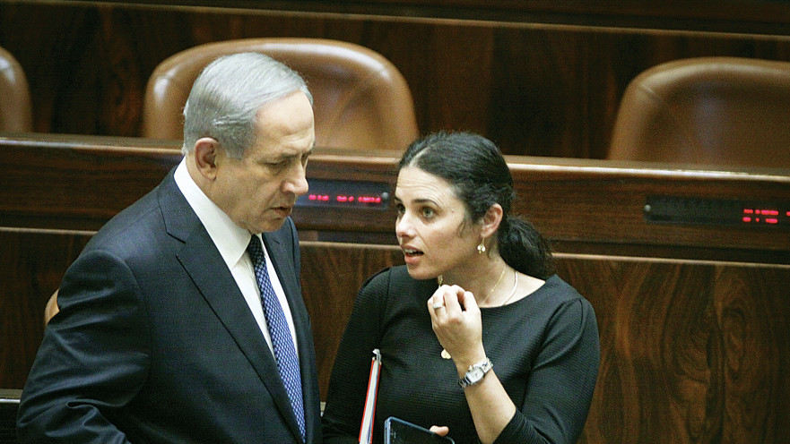 איילת שקד ובנימין נתניהו 