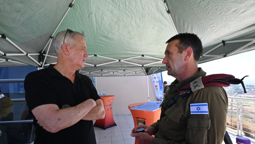 הרצי הלוי ובני גנץ, ספטמבר 2022