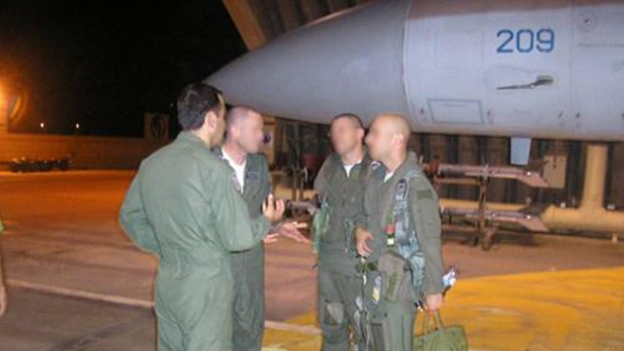 צוותי חיל האוויר ביממת התקיפה