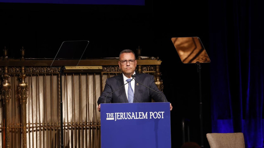 משה ליאון בכנס הג'רוזלם פוסט בניו יורק