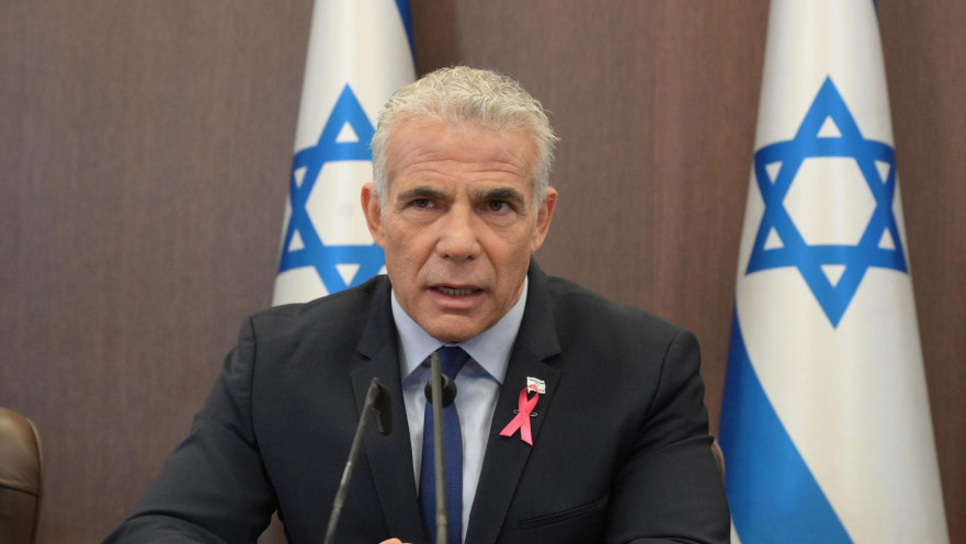 ראש הממשלה יאיר לפיד בפתח ישיבת הממשלה