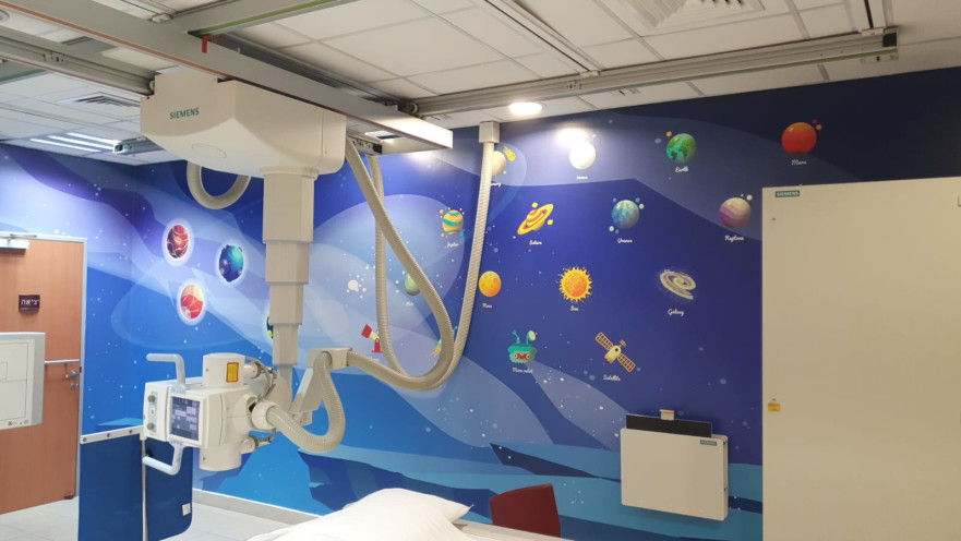 תפאורת החלל במכון הדימות של מכבי