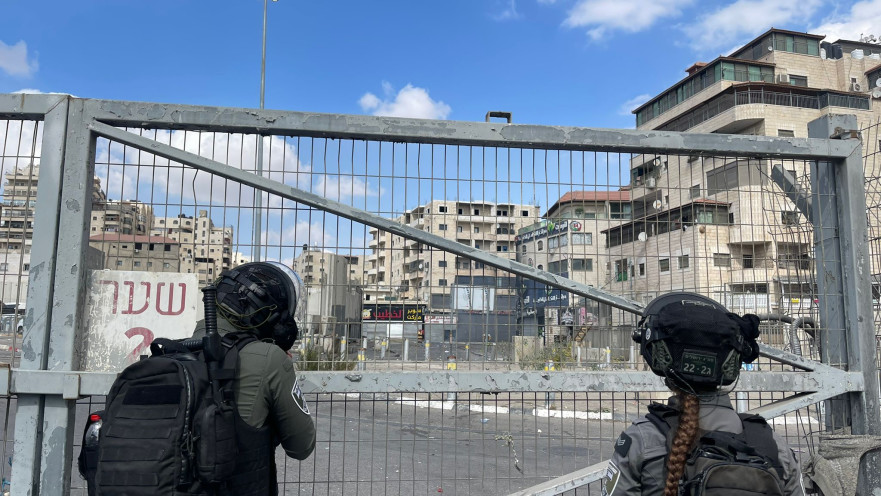 פעילות מג"ב במחנה הפליטים שועפאט