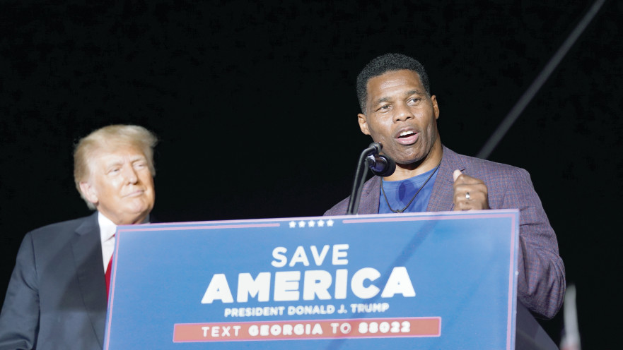 הרשל ווקר וטראמפ 