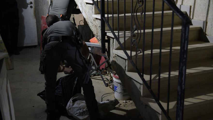 פעילות המשטרה למעצר חשודים ברצח נידאל אגבאריה