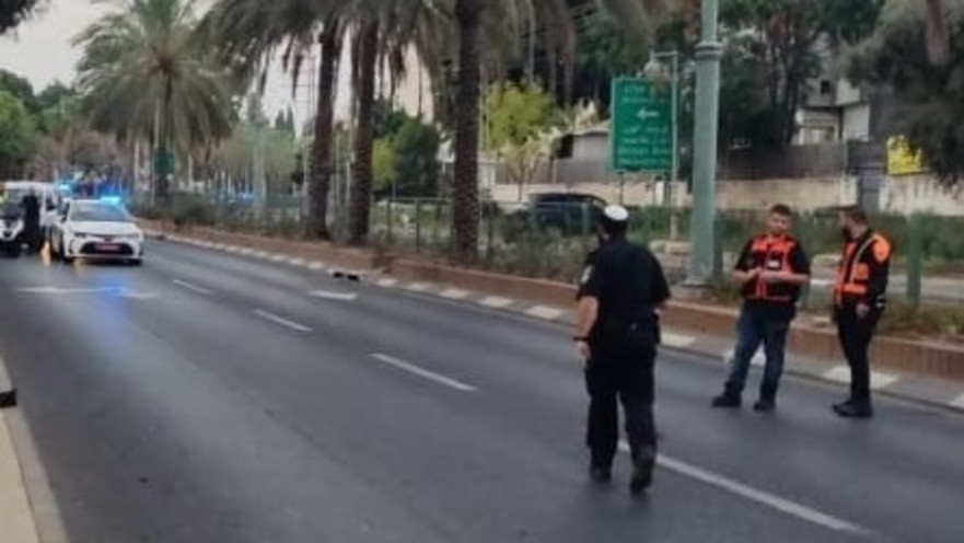 זירת התאונה סמוך לצומת עין גנים. "היה ברור שיש פה הרוגים"