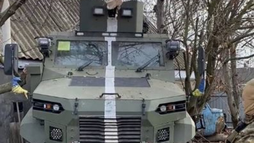 משוריין ישראלי בשירות הצבא האוקראיני