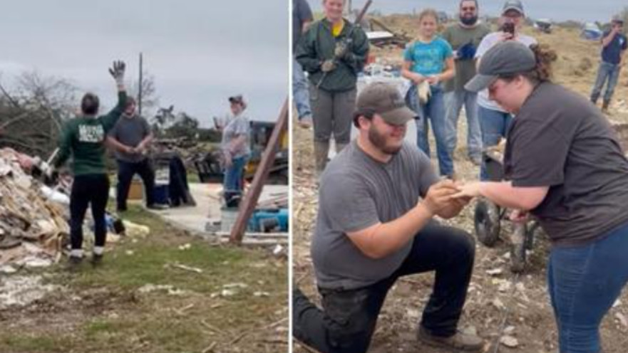 הצעת הנישואין כמעט השתבשה, עד שהטבעת נמצאה
