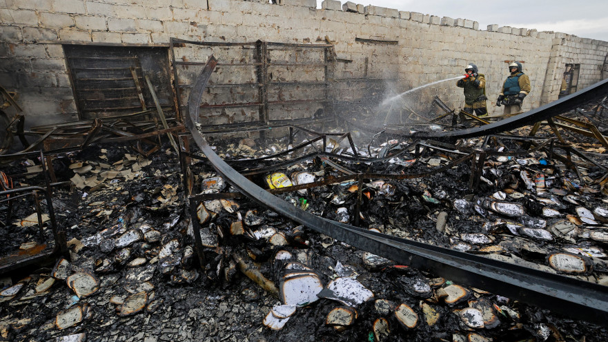 נזקי הקרבות בדונייצק, מזרח אוקראינה