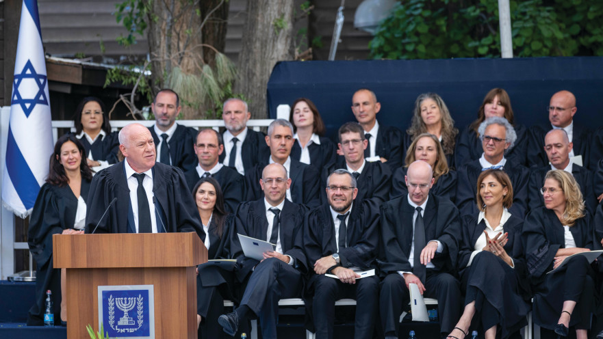 טקס השבעת שופטים חדשים במשכן הנשיא בירושלים, השנה 