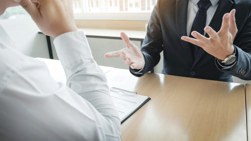 ריאיון עבודה, אילוסטרציה