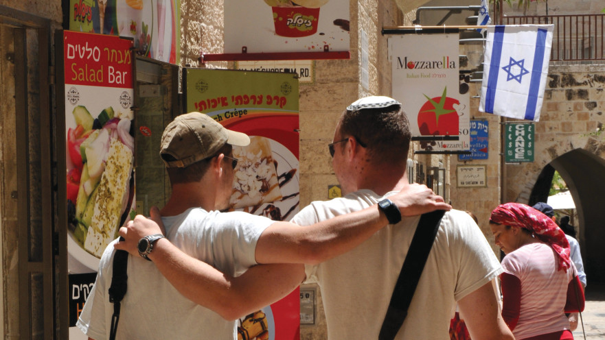 חיילים בחופשה בירושלים העתיקה