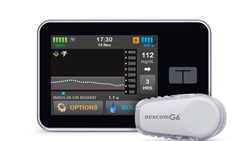 טנדם t:slim עם טכנולוגיית CONTROL-IQ 