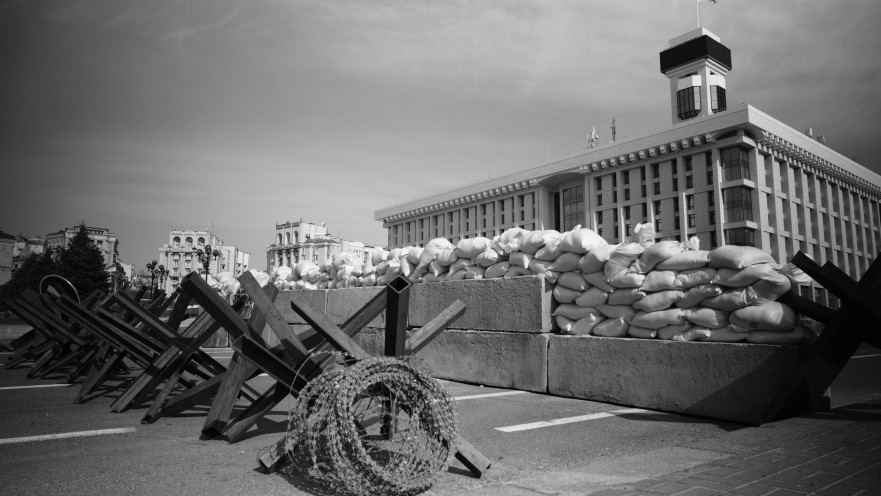 המלחמה באוקראינה, צילום מהתערוכה