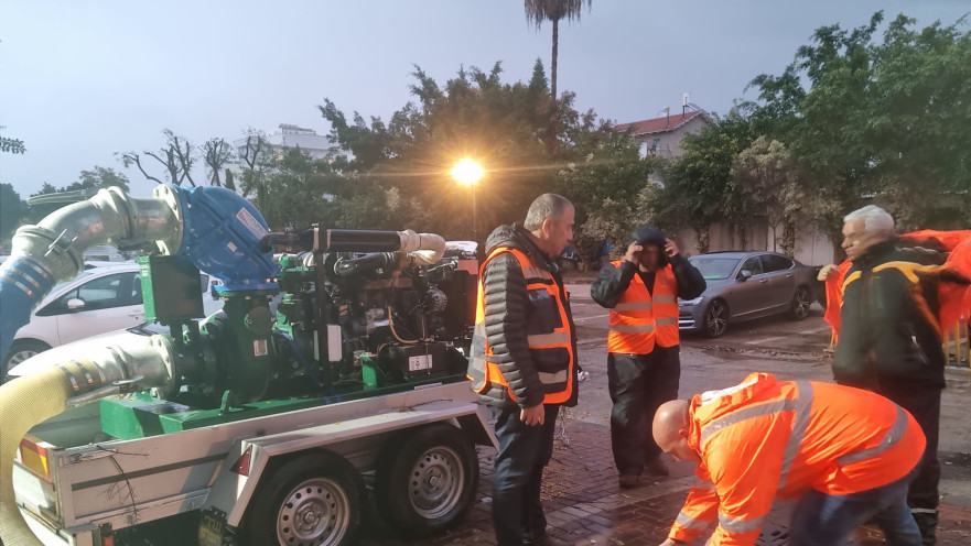 הצפות בנס ציונה