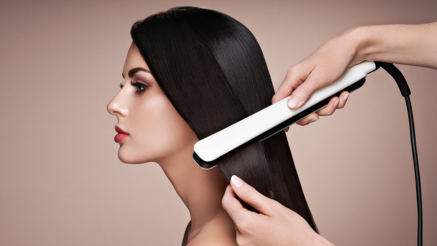 מחליק, החלקת שיער