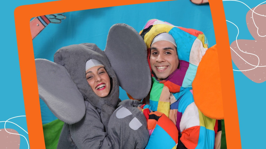 הצגת הילדים בנצי הפיל של התיאטרון שלנו. חינם בנמל תל אביב