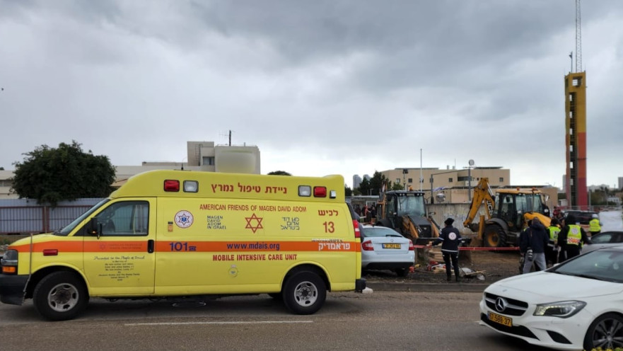 זירת התאונה הקטלנית באשדוד