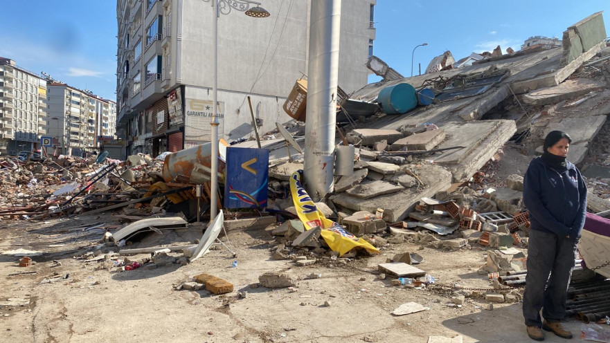 הריסות הבניינים לאחר רעידת האדמה בטורקיה