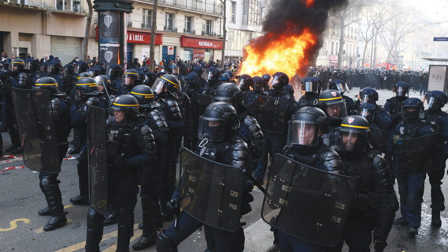 המחאה בצרפת