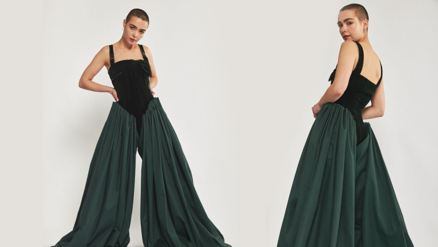 הדגם הסופי של המעצבת רון שחר בקורס "From A to Z" בשנקר