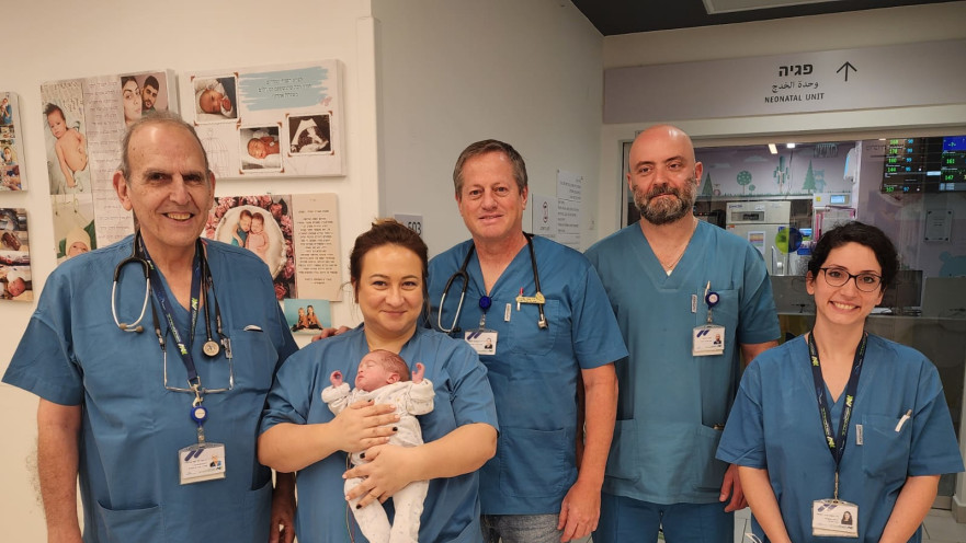 הפגה שנולדה בבית החולים אסותא אשדוד