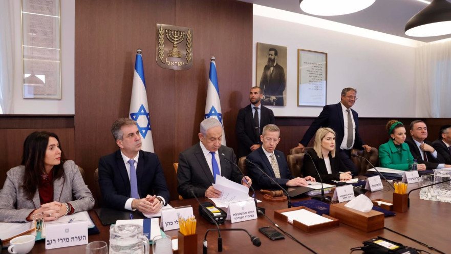 בנימין נתניהו בישיבת הממשלה