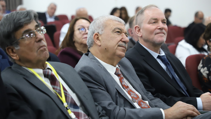 מימין: גלעד שדמון, עבד אל רחים ביוד וד"ר שמעון אוחיון