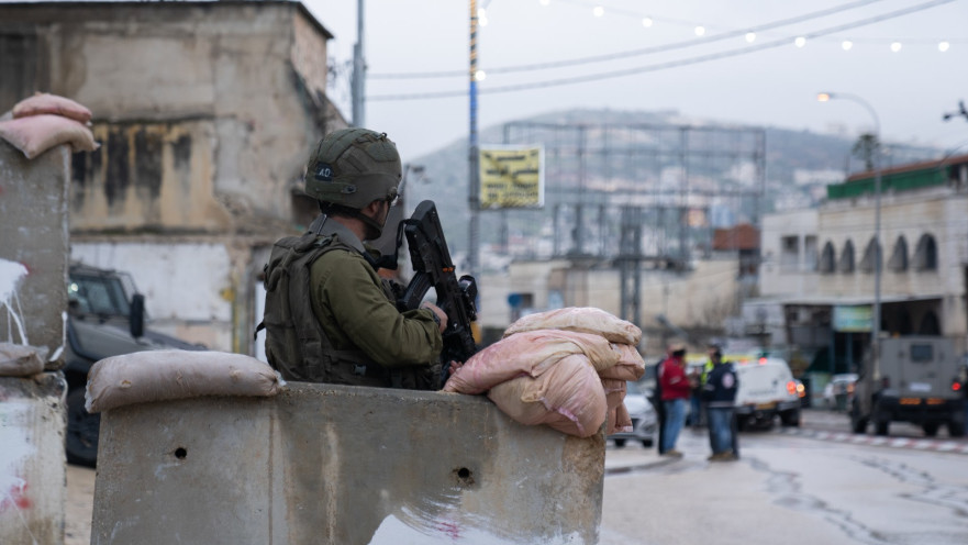 זירת פיגוע הירי בחווארה 
