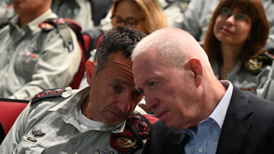 שר הביטחון יואב גלנט והרמטכ"ל הרצי הלוי