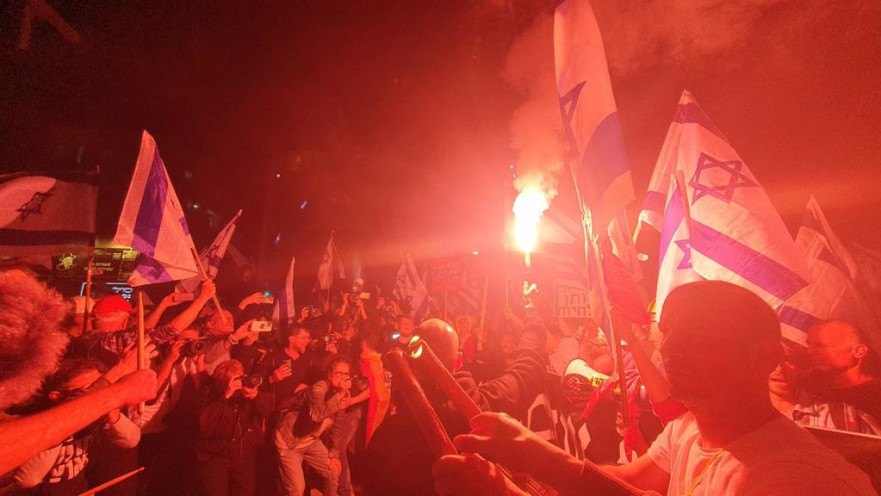 המחאה נגד הרפורמה המשפטית בבני ברק