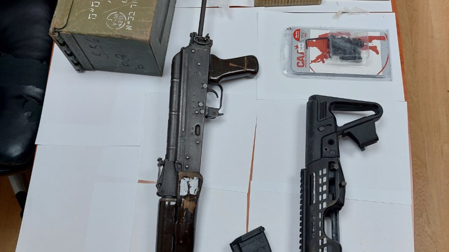 כלי הנשק שנתפסו