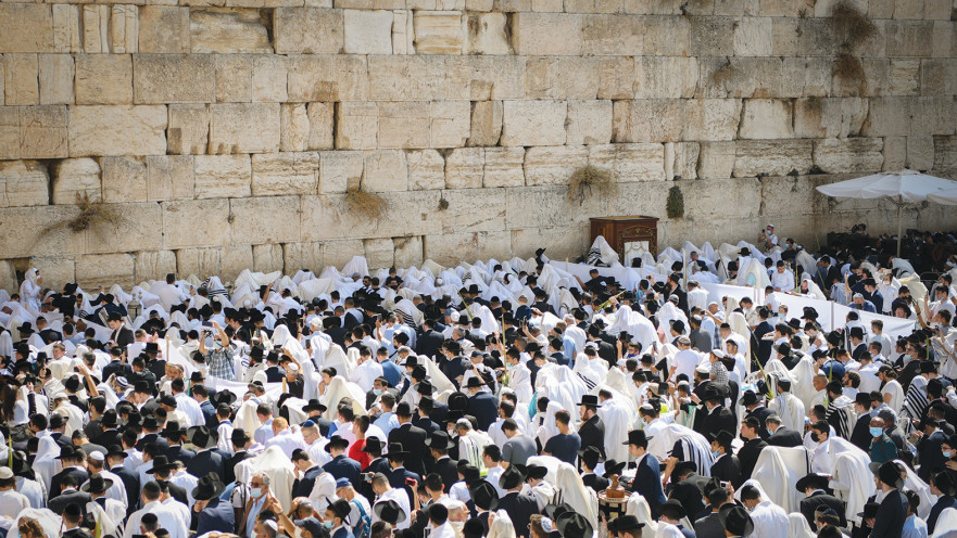 ברכת הכהנים בכותל