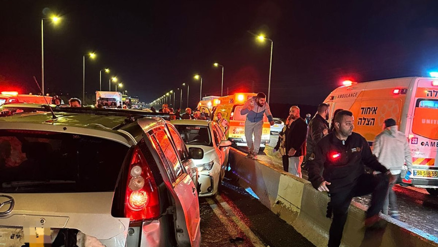 זירת התאונה בענבה