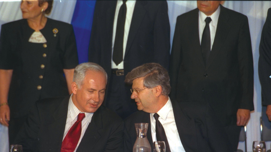 בנימין נתניהו ואהרון ברק 