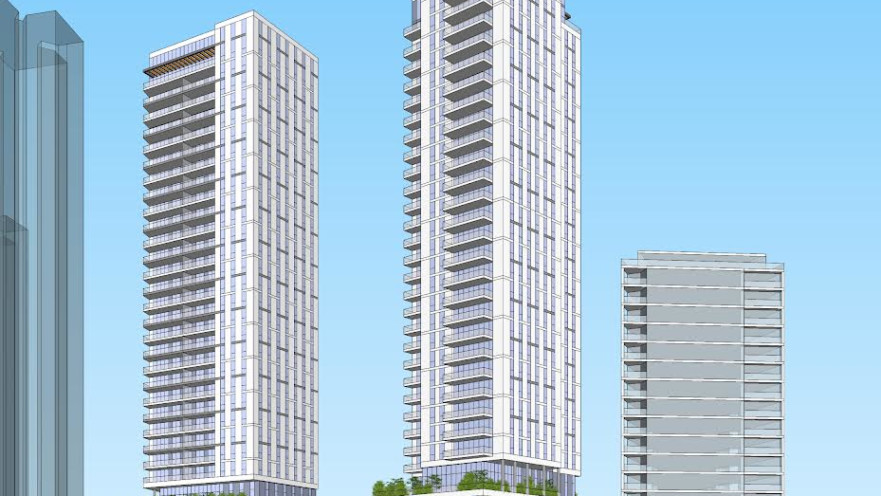 הדמיית המגדלים החדשים בשכונת הגפן. "עתיד העיר גלום בקידום מתחמי התחדשות עירונית"