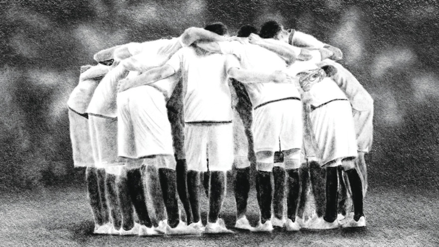 תמונת ארכיון ליגת הכדורגל בגטו טרזין