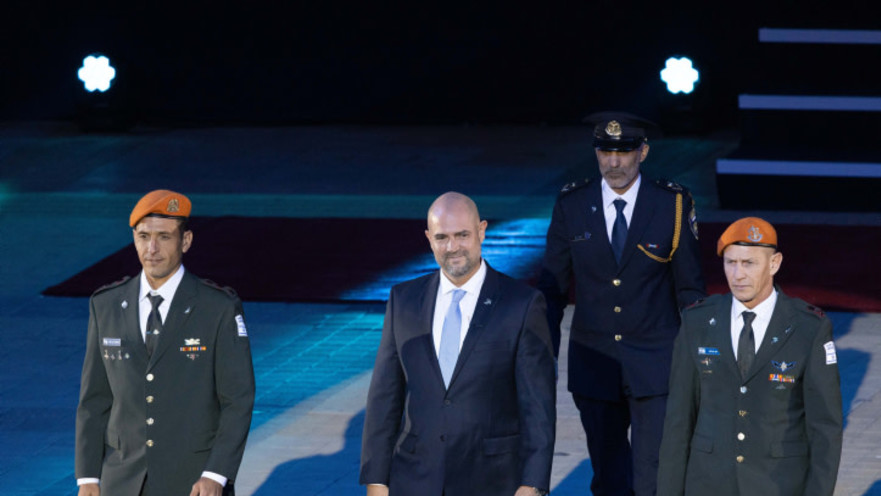 אמיר אוחנה בטקס המשואות