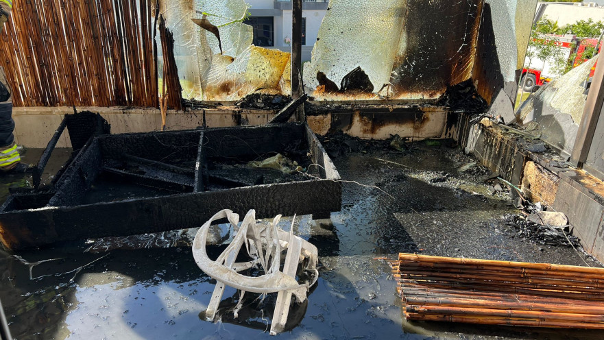 מרפסת ביתו של ח"כ כהן