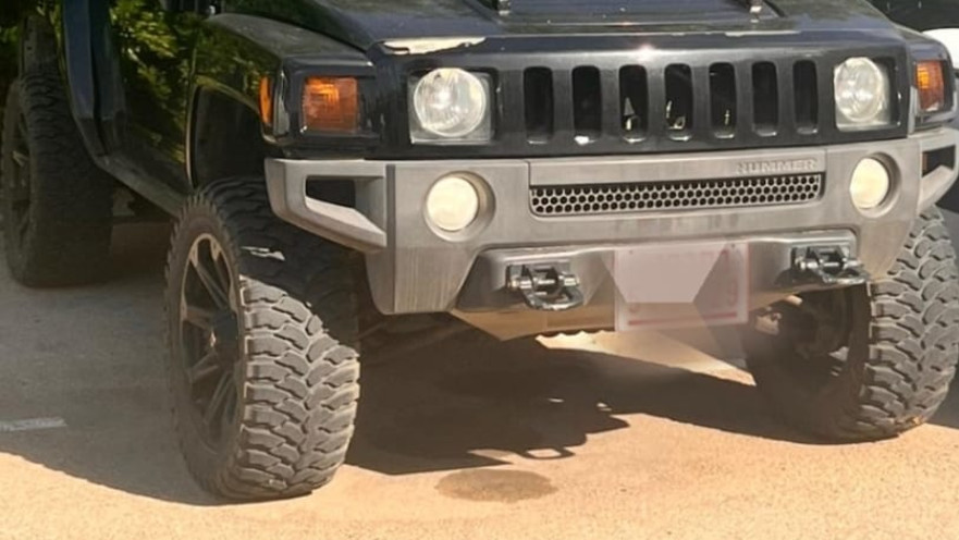 הרכב הממוגן ששימש לכאורה את החשוד