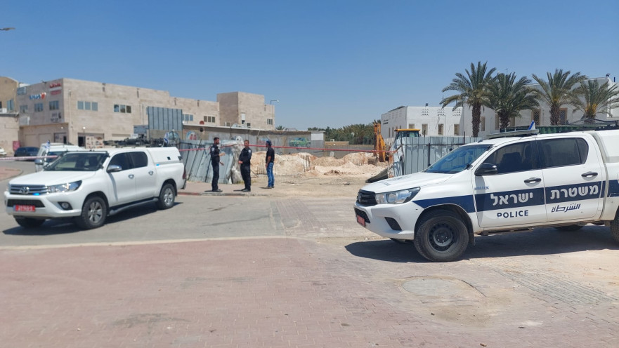 זירת אירוע הירי בתל שבע