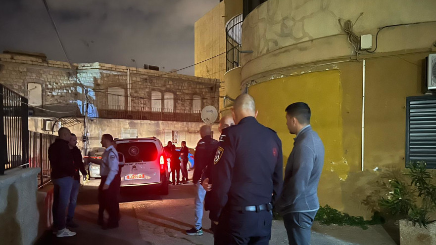 זירת הרצח של חנאן אבו ח'יט בחיפה