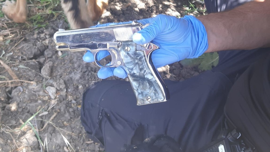אקדח שנתפס כחלק מהפעילות המבצעית בלוד