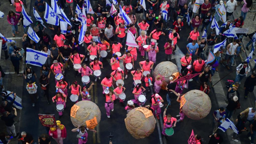 ההפגנה נגד הרפורמה המשפטית, תל אביב