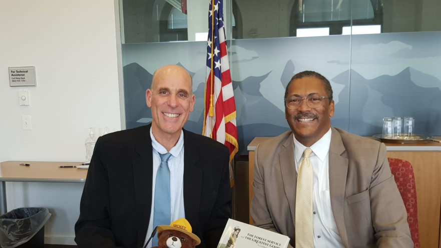 גלעד אוסטרובסקי (משמאל) ורנדי מור