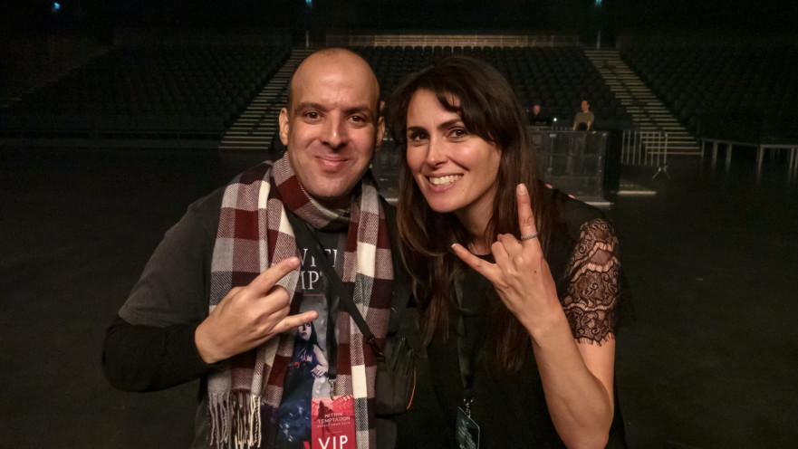 הזמרת שרון דן אדל וגיל פרץ